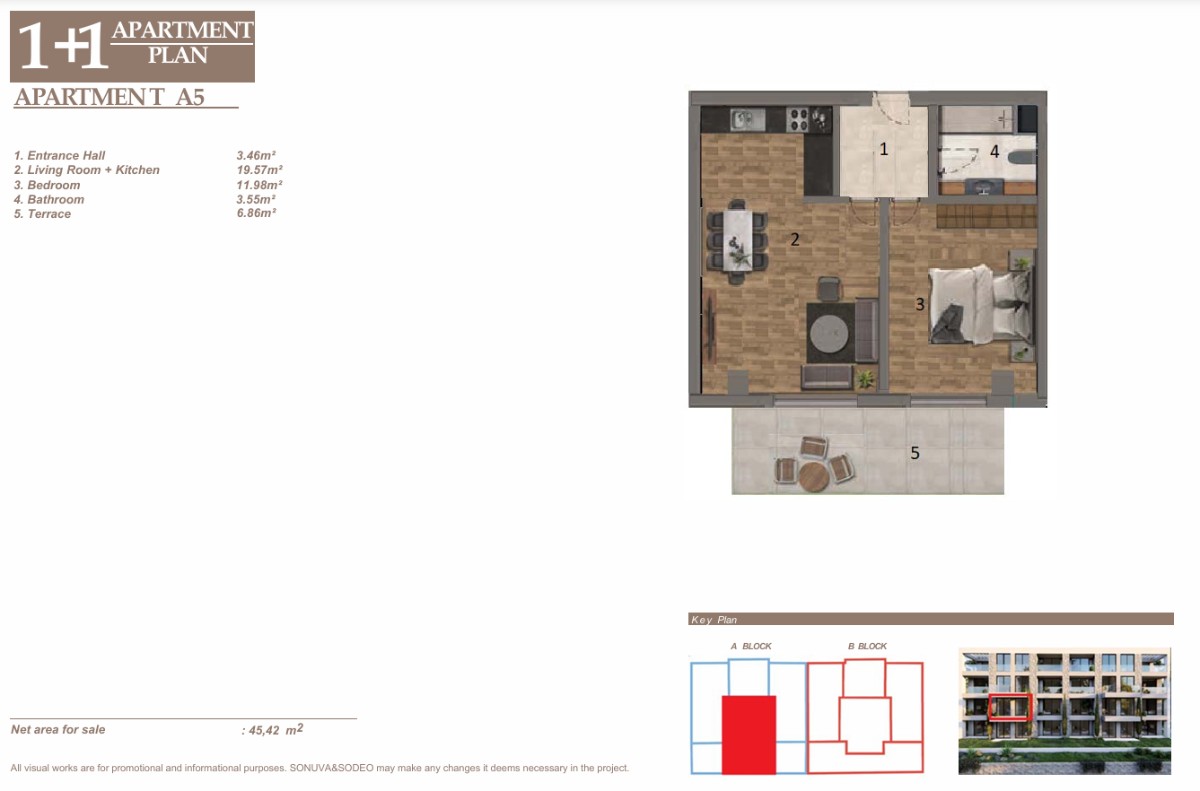 Prodaje se stan apartman u Baošićima, Herceg Novi.